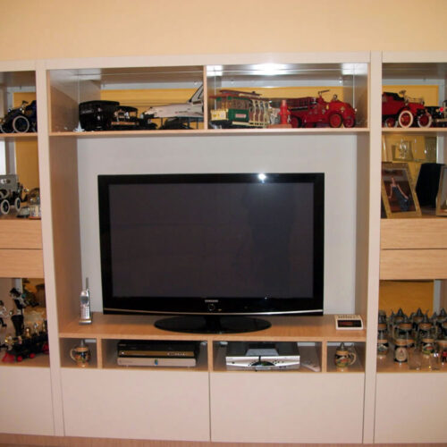 Matte White Joseph Entertainment Center in NYC