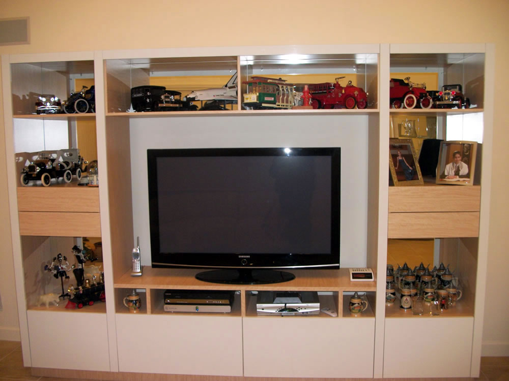 Matte White Joseph Entertainment Center in NYC