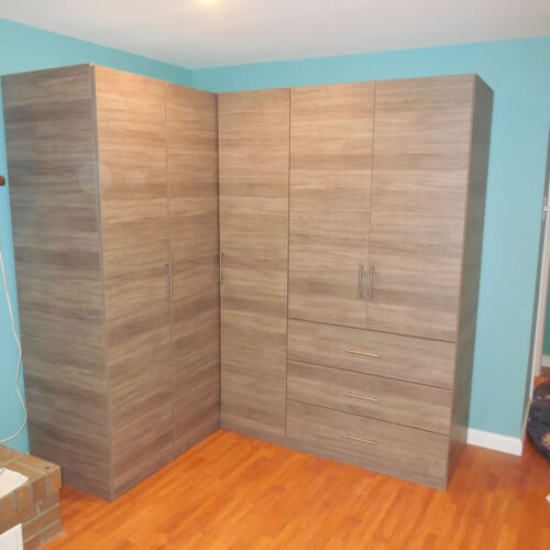 Graphite Corner Wardrobe in Alexandria, Virginia