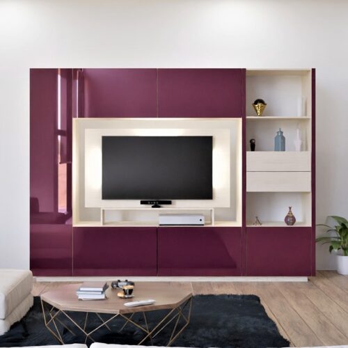 Purple Bruno Wall Unit