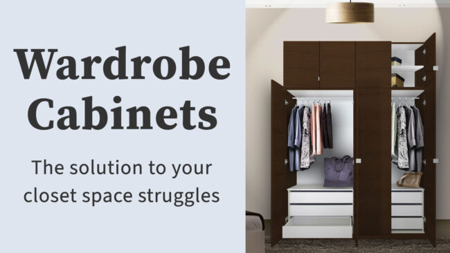Tight on Closet Space? A Wardrobe Cabinet Could Be Your Savior