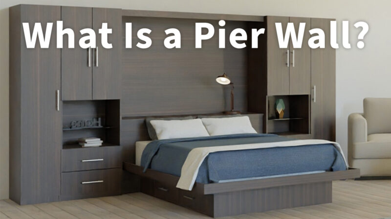What is a pier wall?