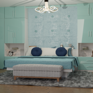 Aqua Bedroom Set