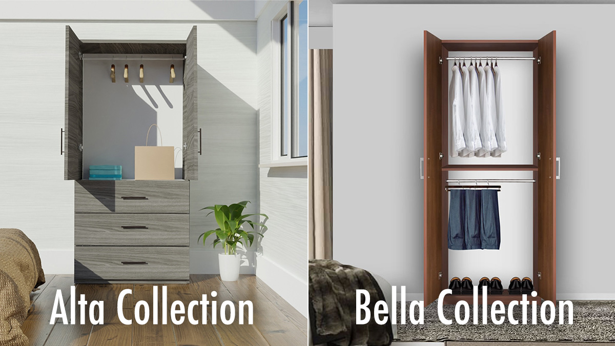 What’s the Difference Between the Alta and Bella Wardrobe Collections?