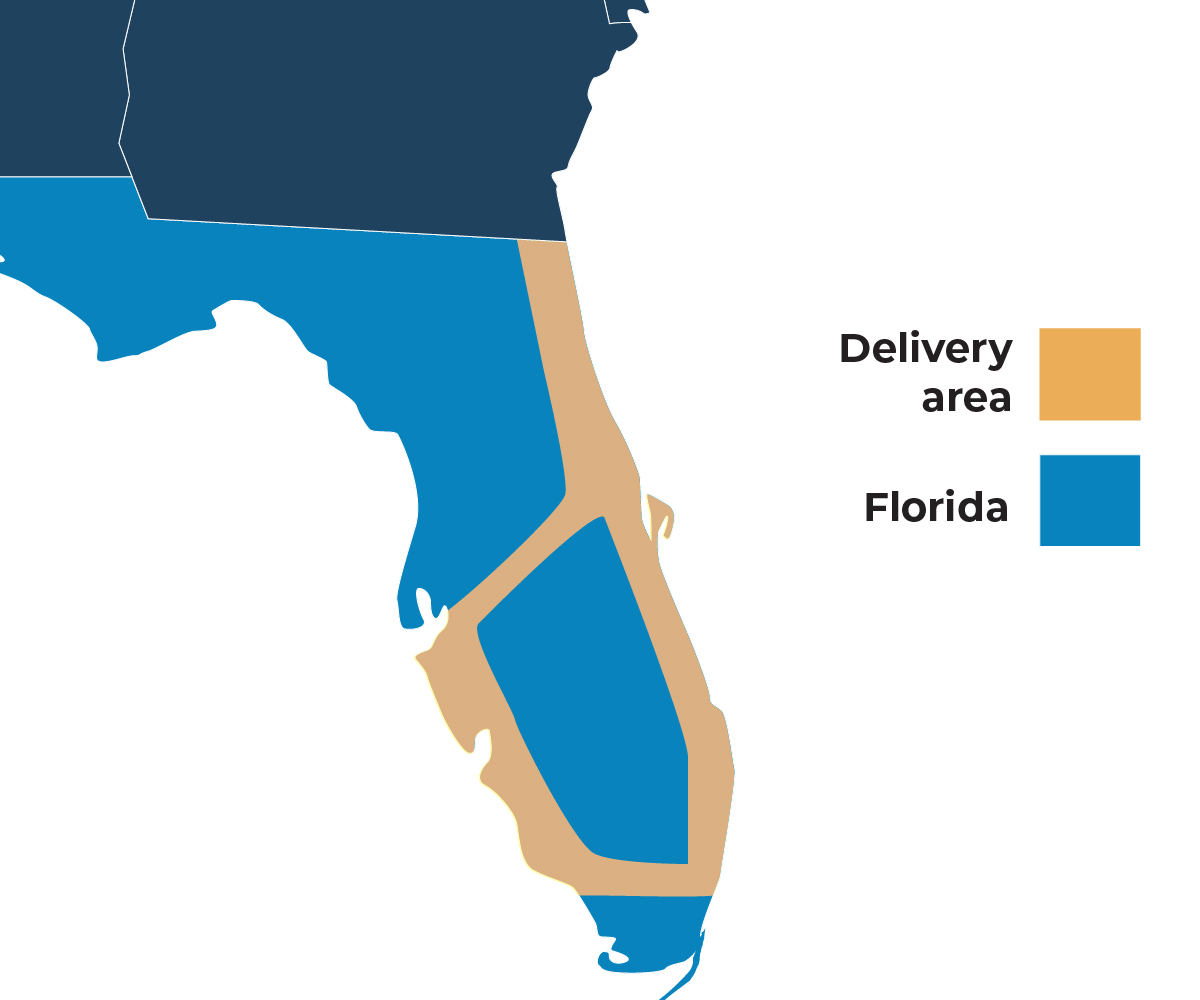 Florida Delivery Area