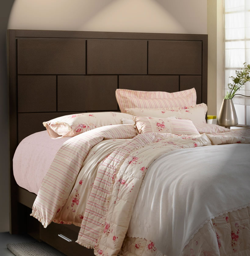 Bed with Headboard