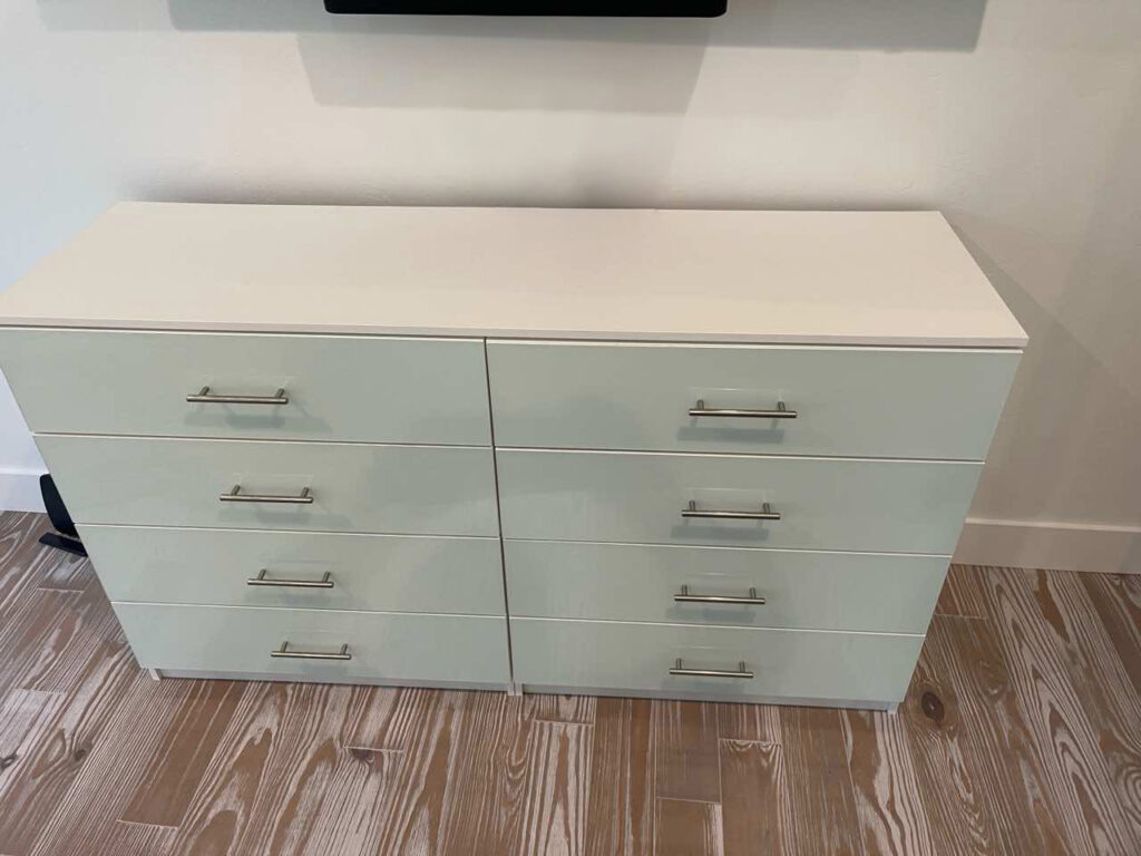 Matching Icicle Double Dresser, Alta Armoire & Futurista Nightstand in Waldo, FL