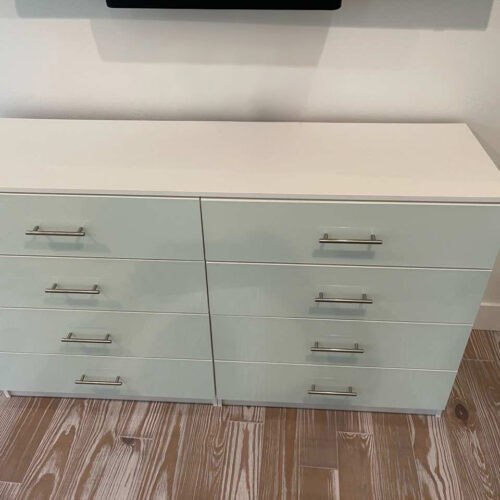 Matching Icicle Double Dresser, Alta Armoire & Futurista Nightstand in Waldo, FL