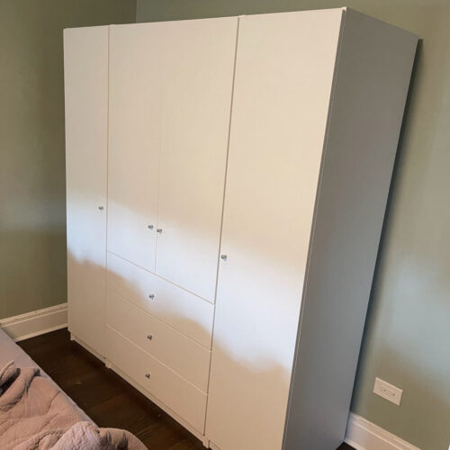 Alta Armoire Plus Closet Package with Extra Shelf in Brooklyn, NY