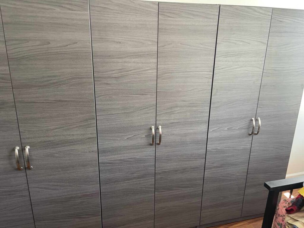 Custom Storage Wall with Alta Wardrobes in New York, NY