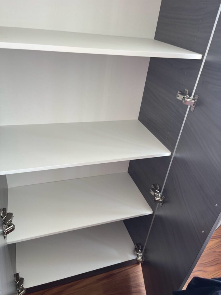 Custom Storage Wall with Alta Wardrobes in New York, NY