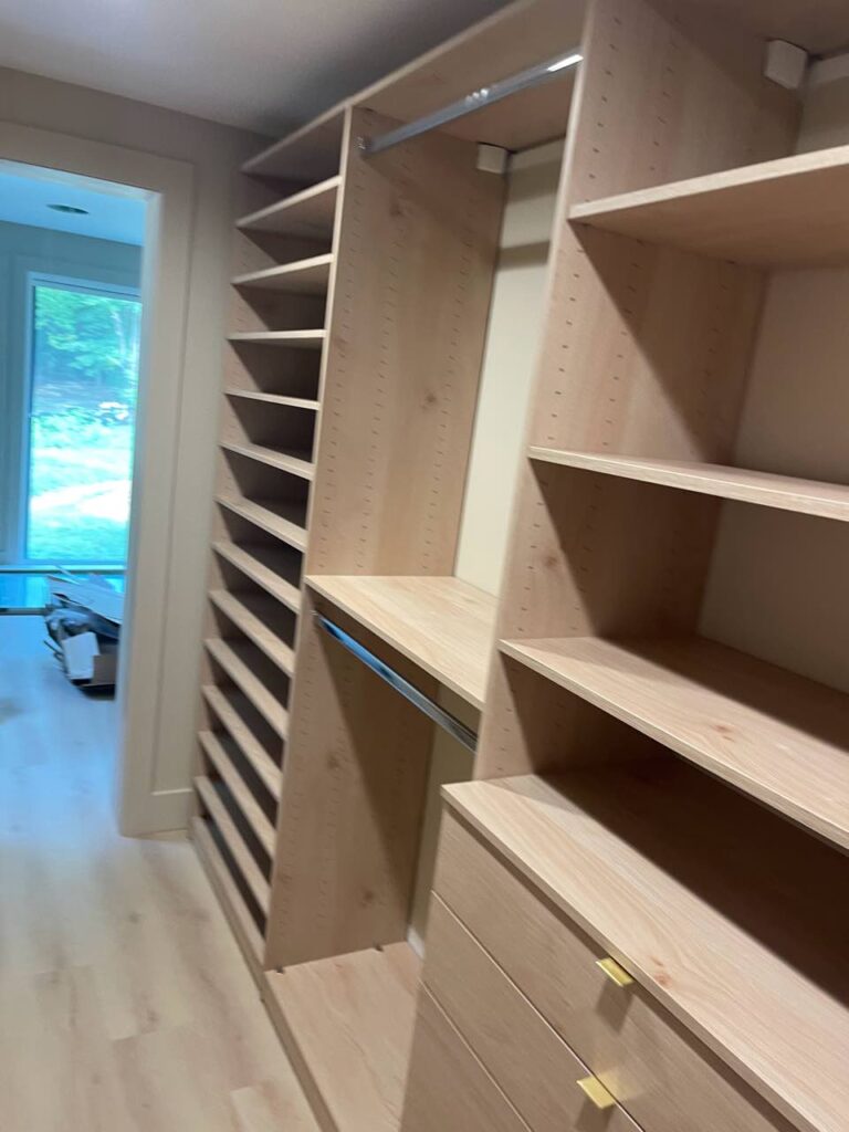 Custom Walk-in Closet Organizer System in Monroe, NJ