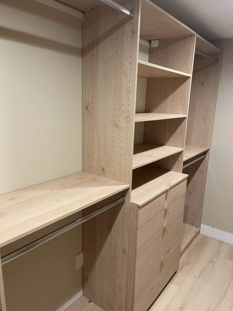 Custom Walk-in Closet Organizer System in Monroe, NJ