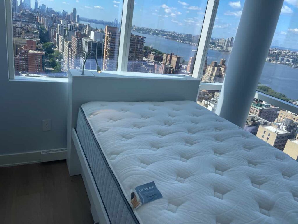 Ultra Storage Platform Bed with Custom Headboard in New York, NY