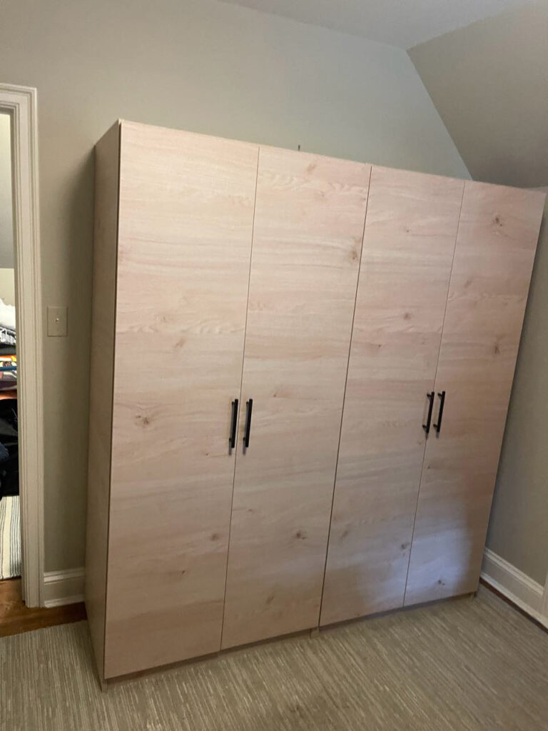 Custom Alta Wardrobe Cabinet in Southport, CT