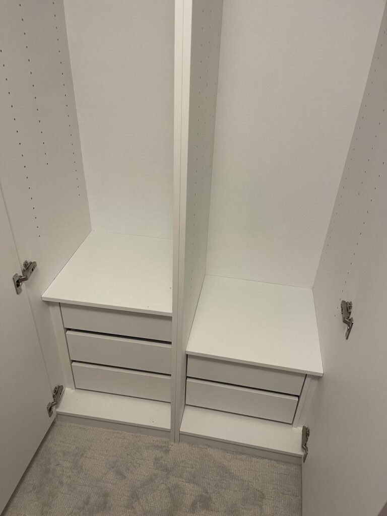 Coordinated Alta Wardrobe Closets in Darian, CT