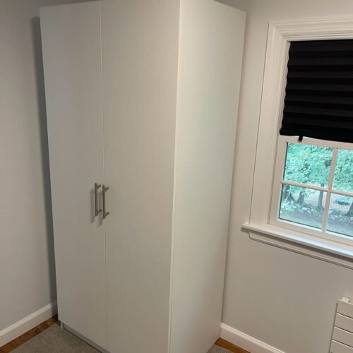 Coordinated Alta Wardrobe Closets in Darian, CT