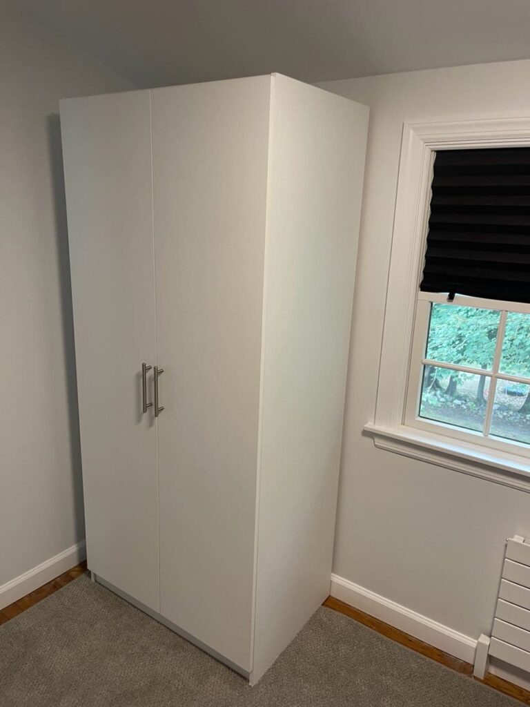 Coordinated Alta Wardrobe Closets in Darian, CT