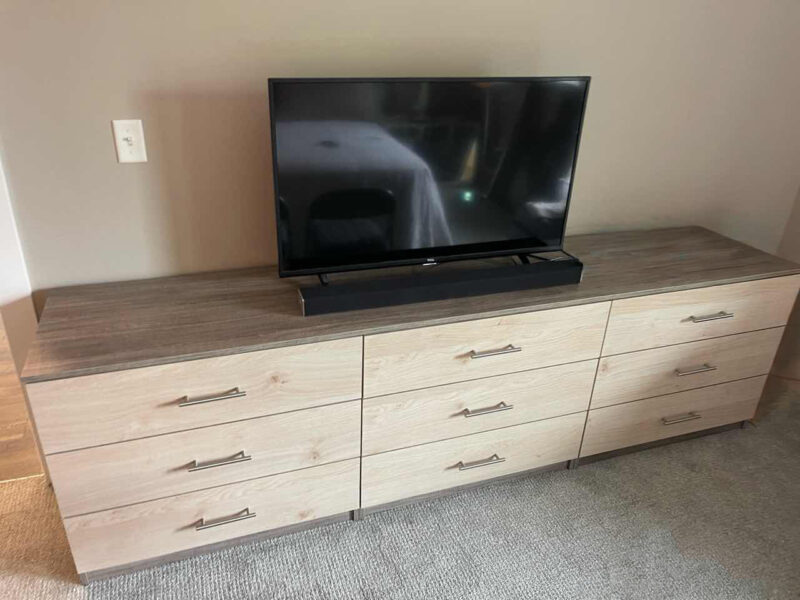 Modern 9-Drawer Triple Dresser in Florham Park, NJ