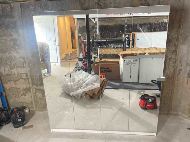 Alta 4-Door Wardrobe for Woodbury NY Basement Multi-Purpose Space