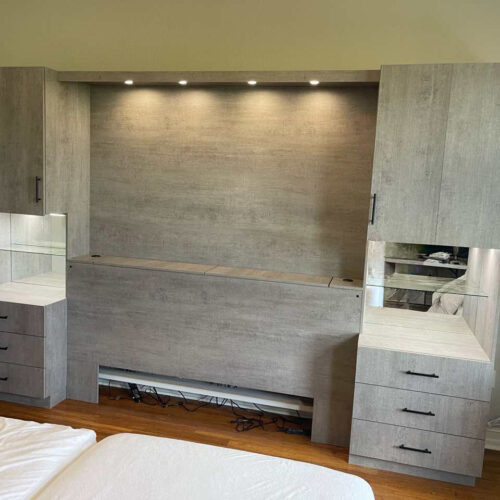 Illuminated Custom Pier Wall Headboard for Miramar Lakes, FL