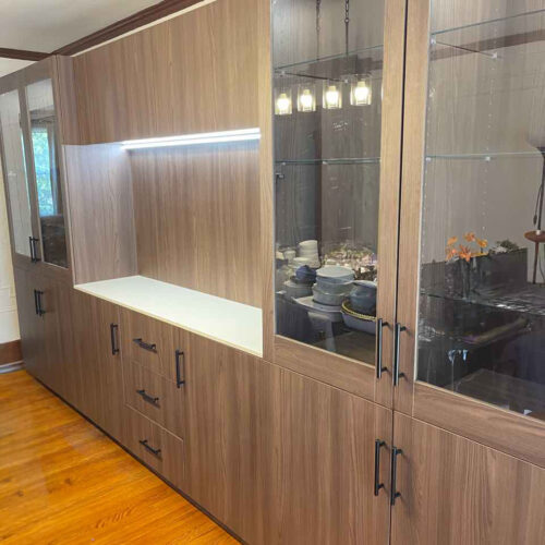 Comprehensive Elm Matte Furniture Suite for Valley Stream, NY Residence