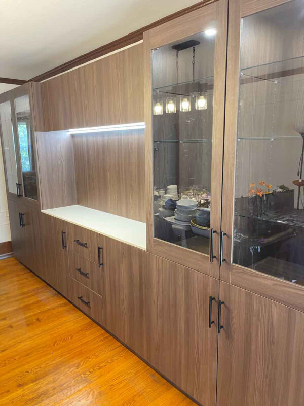 Comprehensive Elm Matte Furniture Suite for Valley Stream, NY Residence