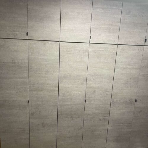 Alta Storage Wall with Extended Height for Hoboken Residence