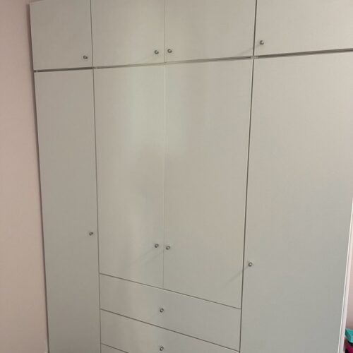 Triple Wardrobe Package with Storage Toppers for Manhattan Apartment