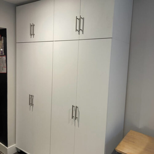 Coordinated Custom Storage Solutions for Jersey City Apartment