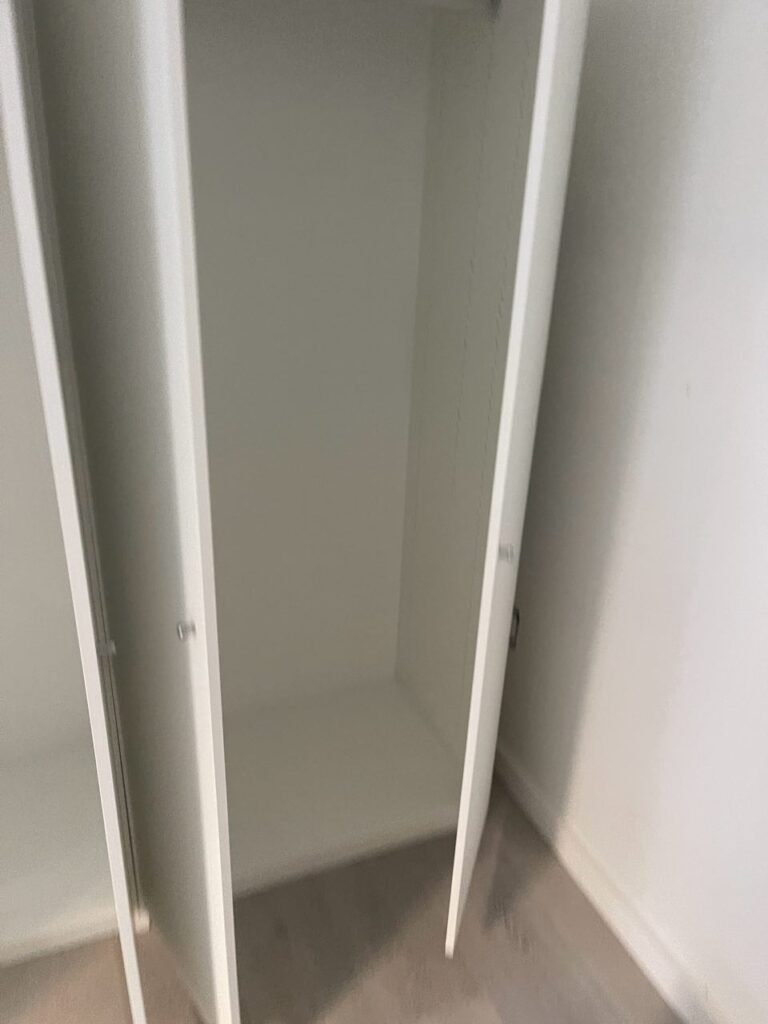 Alta 4 Door Wardrobe Closet: Big Clothing Storage in a White Matte Finish