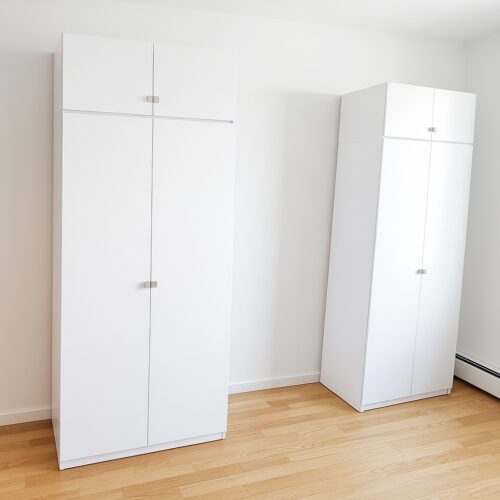 Extended-Height Alta Wardrobes for Brooklyn Apartment