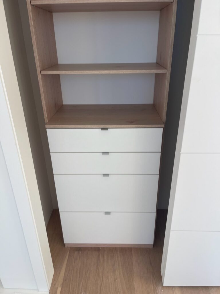 Reach closet organizer system