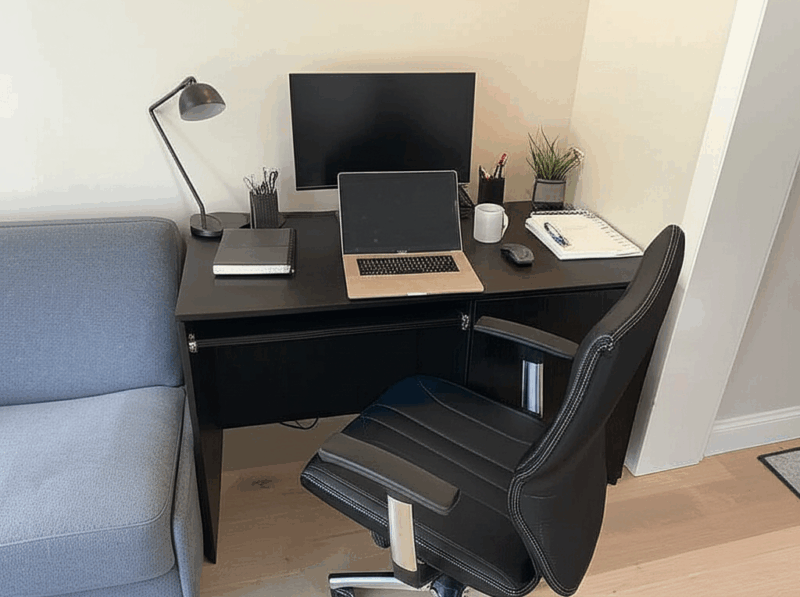 Custom Apartment Desk Installation in New York New York