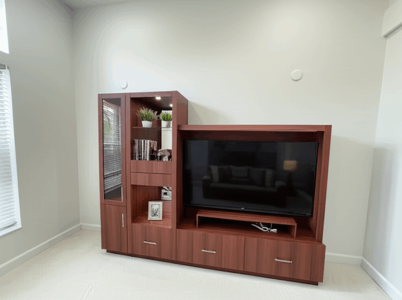Custom Entertainment Center Installation in South Gulfport Florida