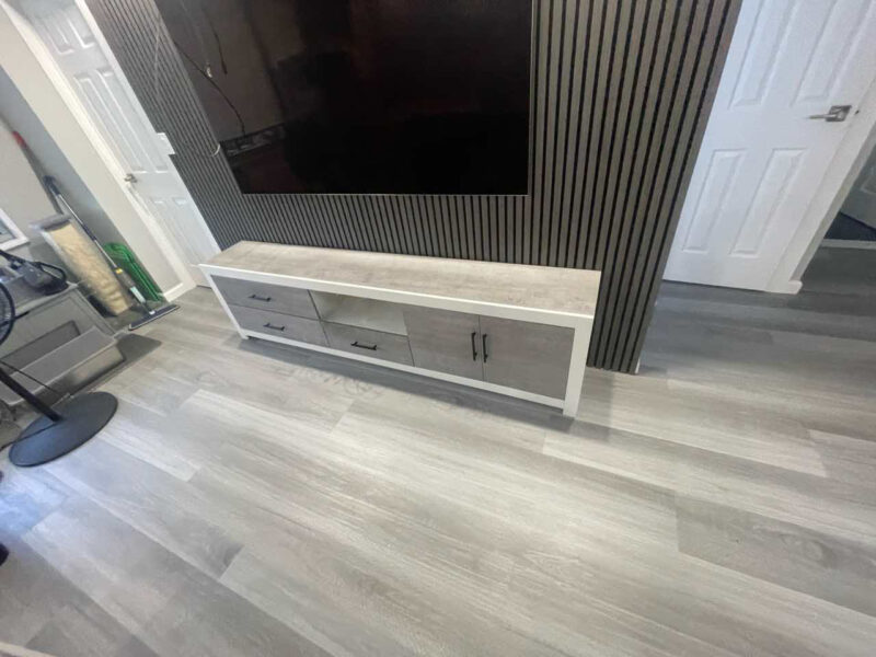 Custom TV Stand & Coffee Table Set Installation in Forest Hills News York