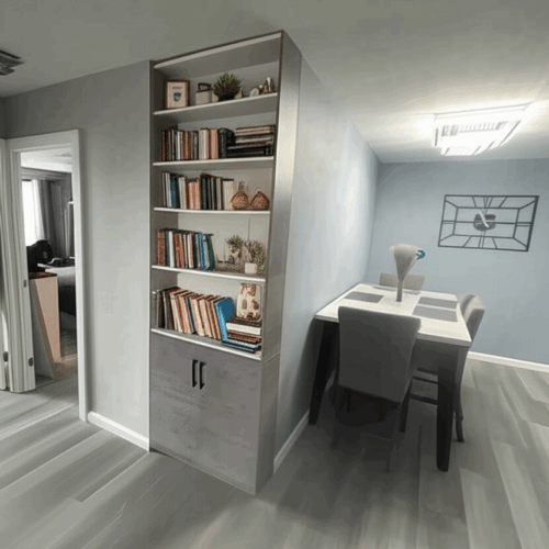 Custom Bookshelf Installation in Forest Hills New York
