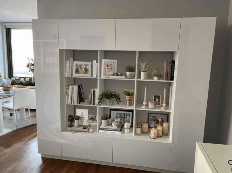 Harrison Bookcase Installation in New York New York