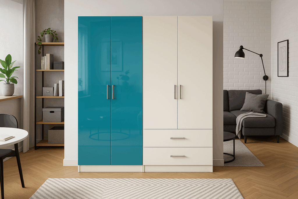 Lagoon and White Alta Wardrobe