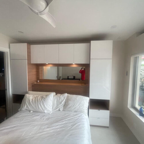 Custom Pier Wall Storage Headboard Boca Raton Florida