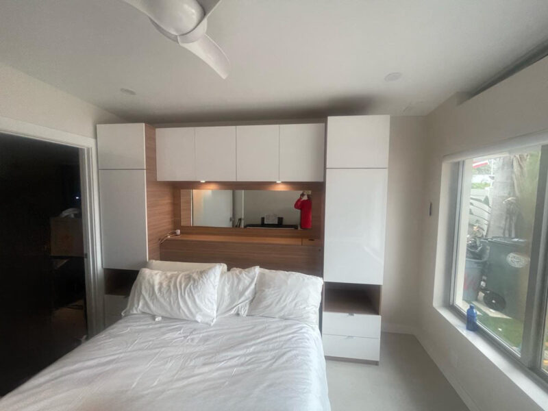 Custom Pier Wall Storage Headboard Boca Raton Florida