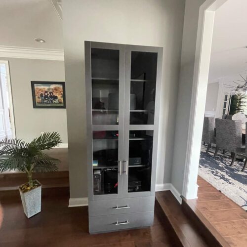 Stone Matte Custom Display Cabinet | Lebanon, NJ