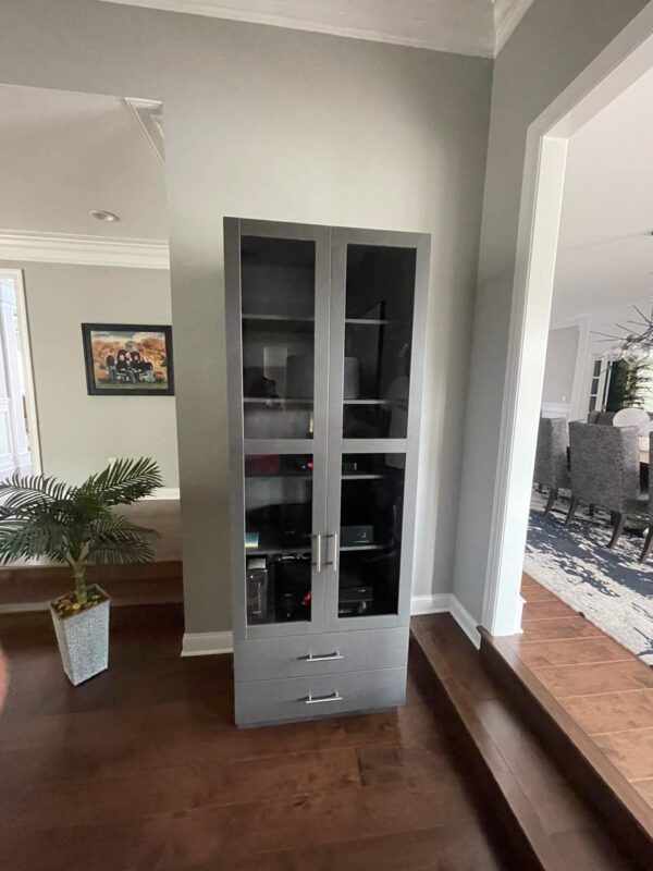 Stone Matte Custom Display Cabinet | Lebanon, NJ