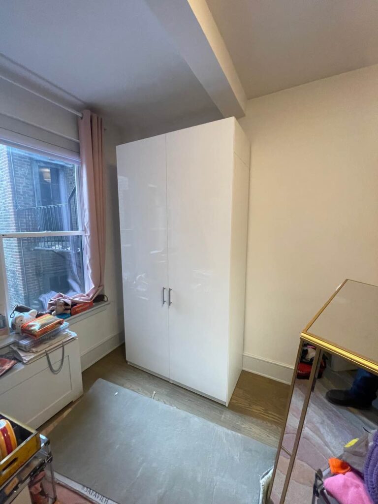 Custom White Glossy Wardrobe | New York City