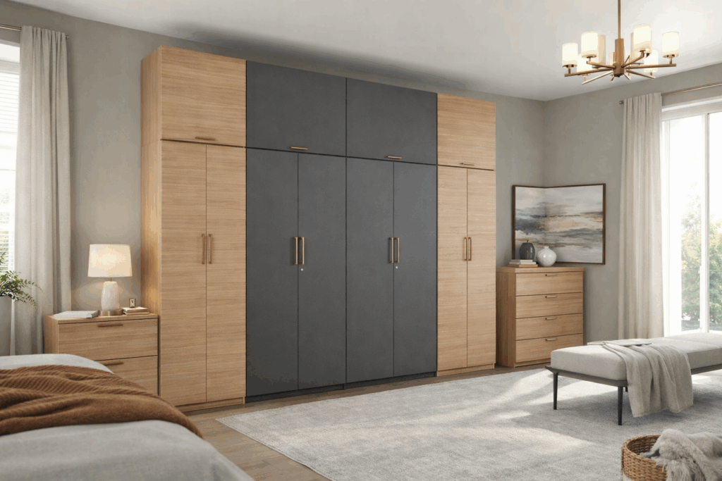 Two-Tone Custom Wardrobe