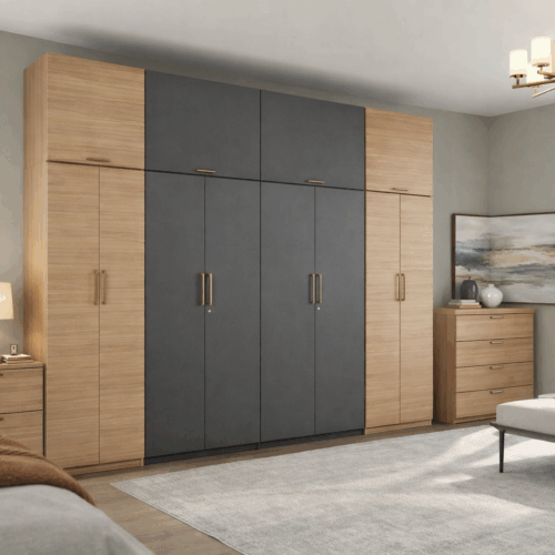 Two-Tone Custom Wardrobe
