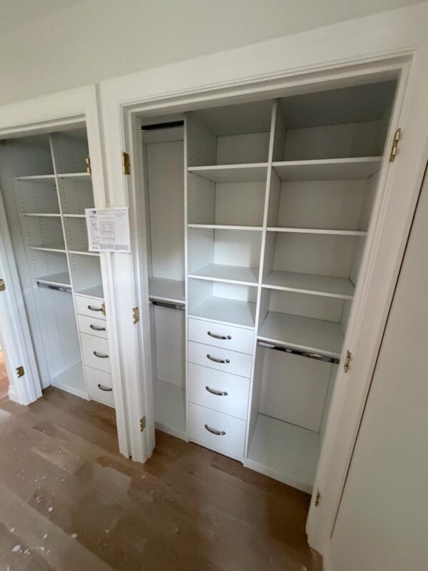 Custom White Matte Closet Systems | Spring Valley, NY