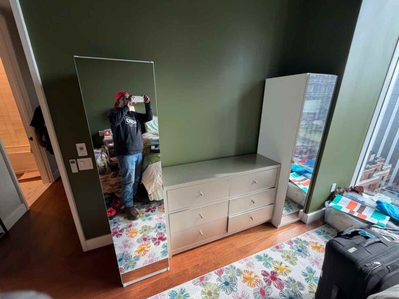 Mirror Front Narrow Wardrobes | New York, NY
