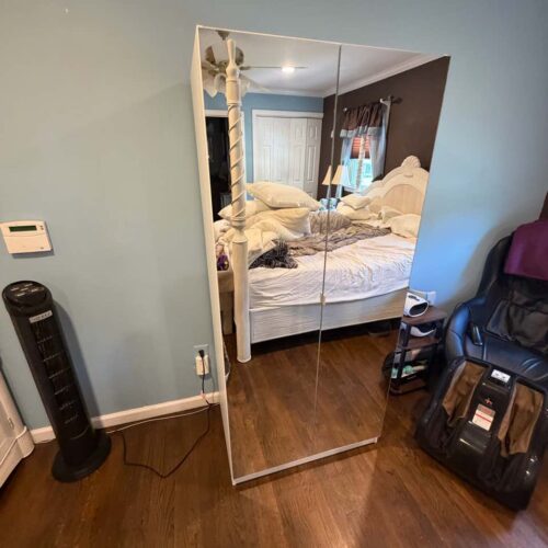 Mirror Front Wardrobe Cabinet | Morganville, NJ