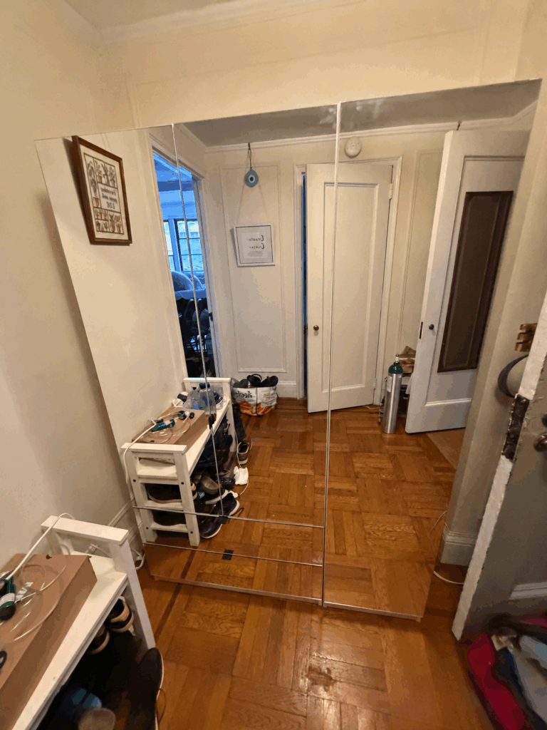 Mirrored Armoire and Single Door Wardrobe | New York, NY